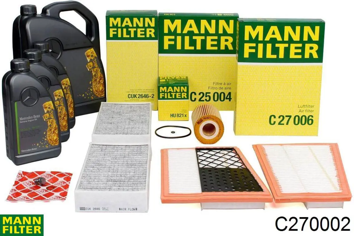 Элемент воздушного фильтра Mann-Filter C270002 цена, от 14.75 USD