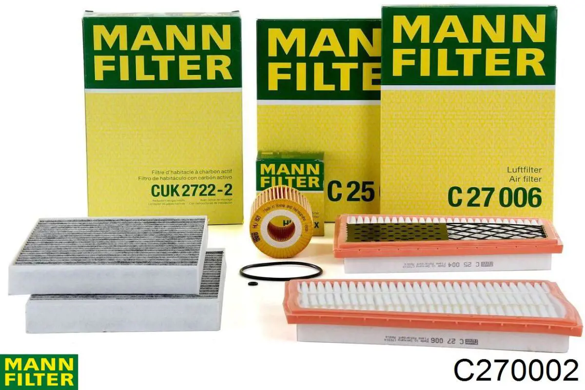 Купить C270002 Mann-Filter Автомобильный фильтр воздуха