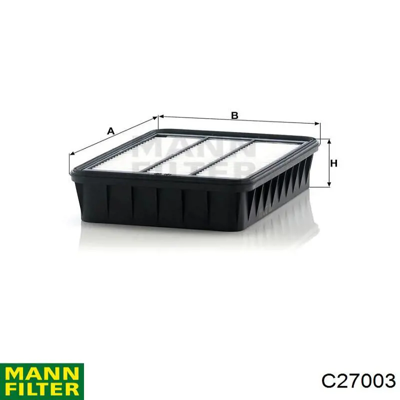C27003 Mann-Filter Воздушный фильтр двигателя