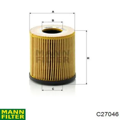 Воздушный фильтр 52079874 Fiat/Alfa/Lancia