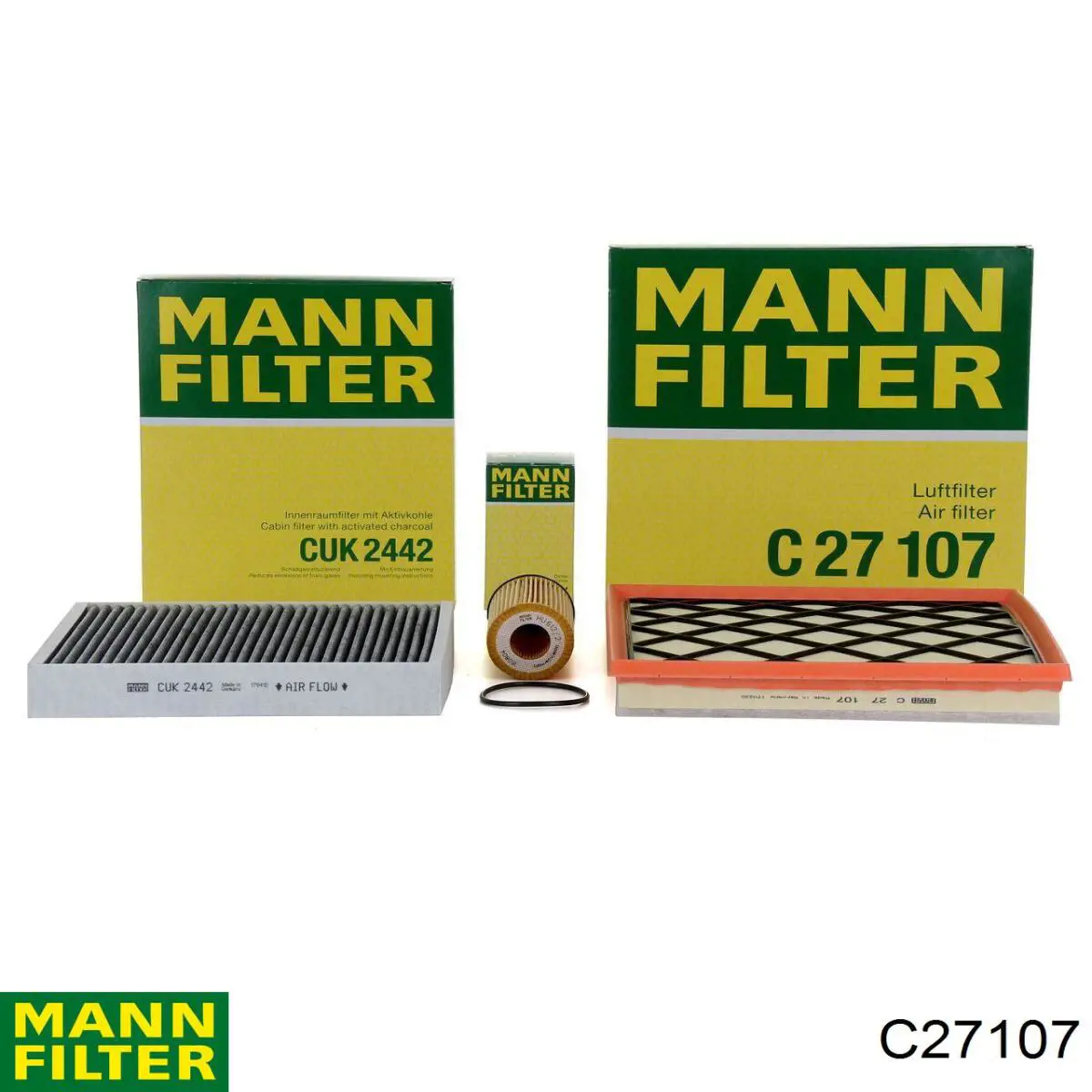 Купить C27107 Mann-Filter Автомобильный фильтр воздуха