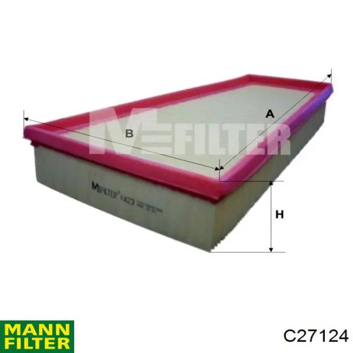 Элемент воздушного фильтра Mann-Filter C27124 цена, от 4.96 USD