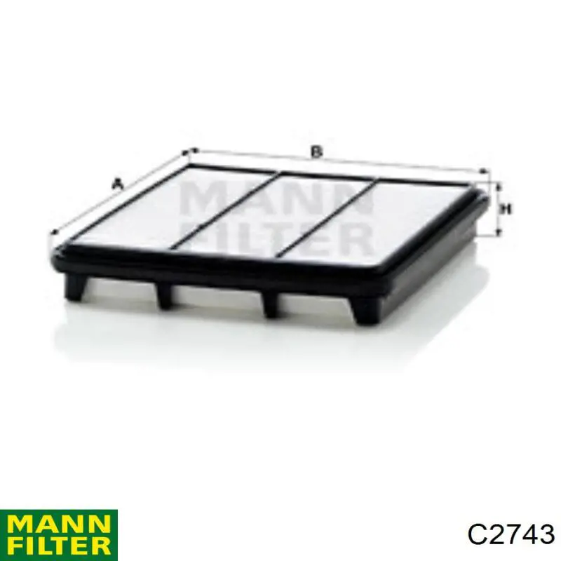C2743 Mann-Filter воздушный фильтр