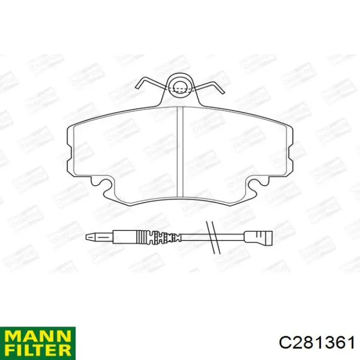 Купить C281361 Mann-Filter Автомобильный фильтр воздуха