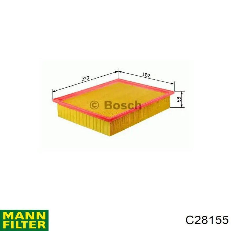 Воздушный фильтр C28155 Mann-Filter