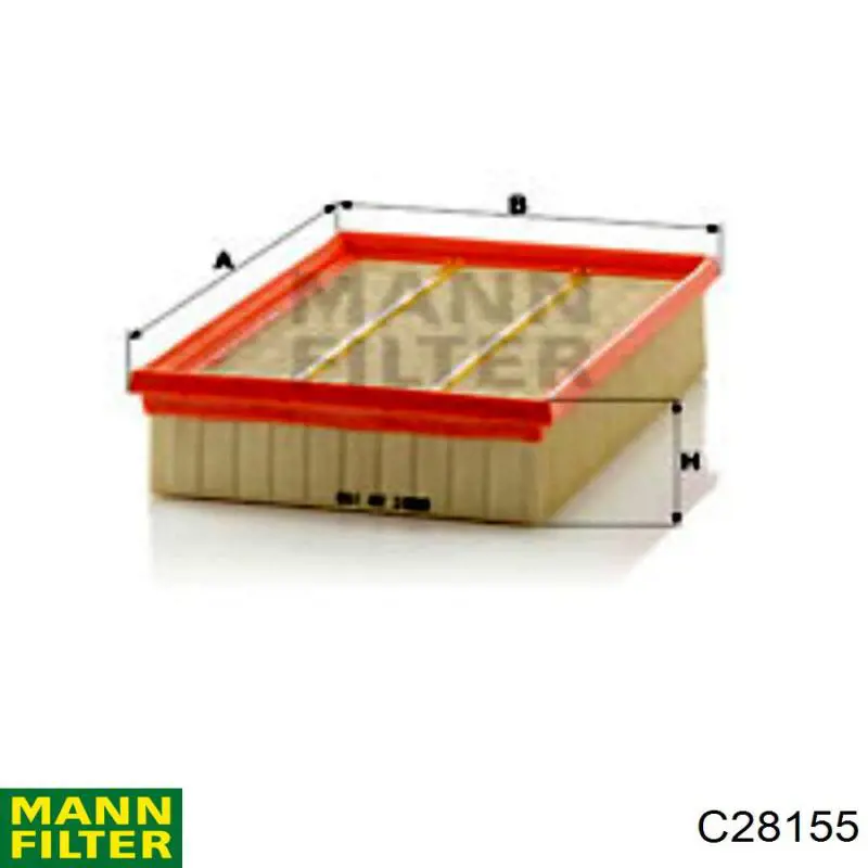 Элемент воздушного фильтра Mann-Filter C28155 цена, от 11.89 USD