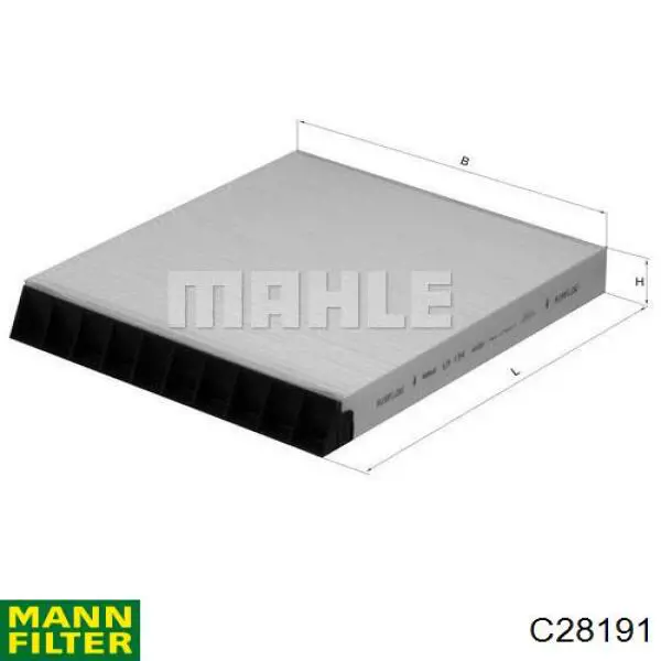 Воздушный фильтр C28191 Mann-Filter