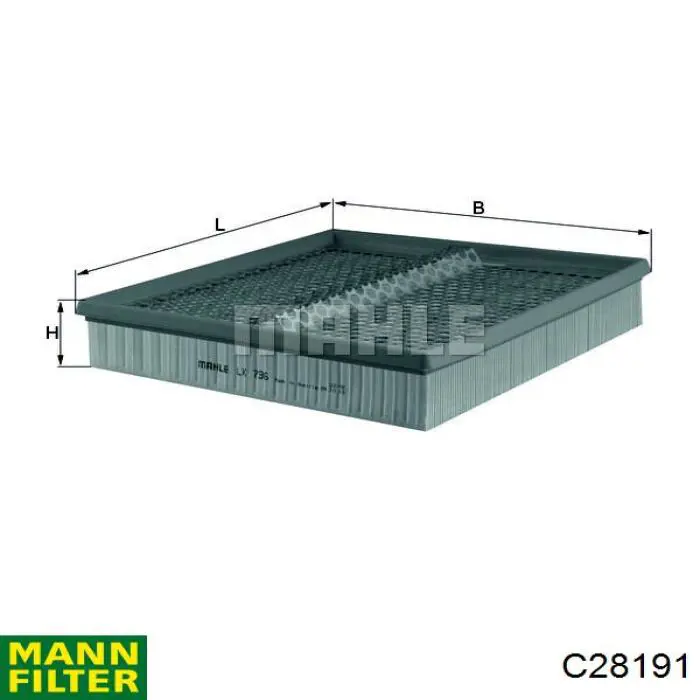 C28191 Mann-Filter воздушный фильтр