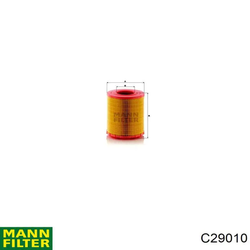 Filtro de aire C29010 Mann-Filter