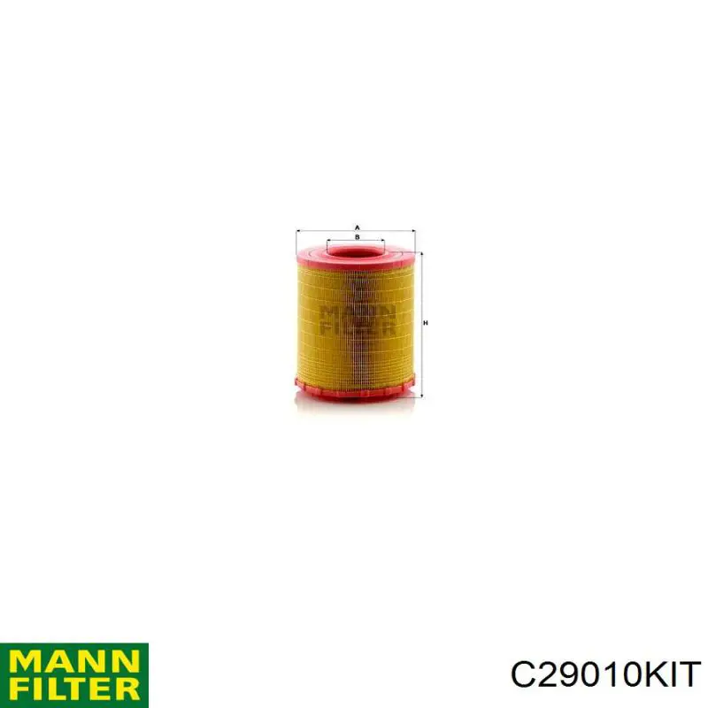Купить C29010KIT Mann-Filter Автомобильный фильтр воздуха