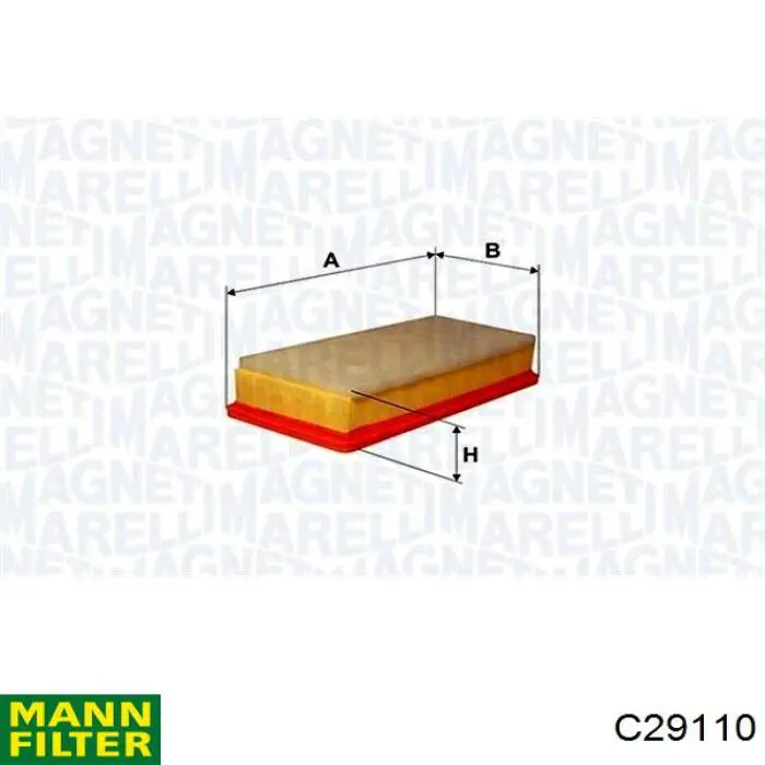 Купить C29110 Mann-Filter Автомобильный фильтр воздуха