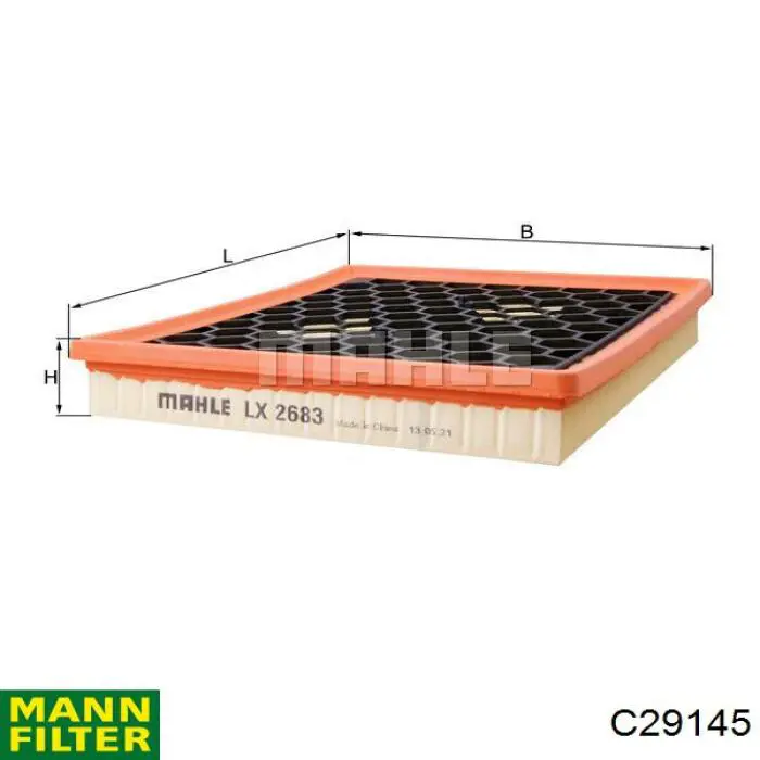 Воздушный фильтр C29145 Mann-Filter