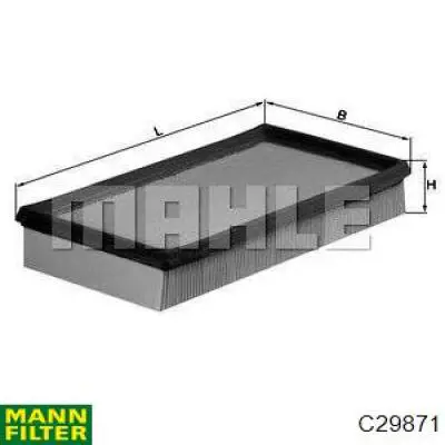 Элемент воздушного фильтра Mann-Filter C29871 цена, от 4.75 USD