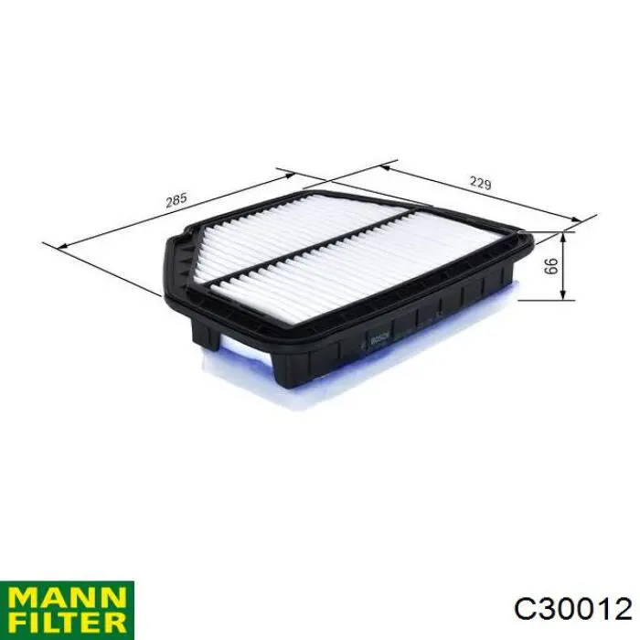 Filtro de aire C30012 Mann-Filter