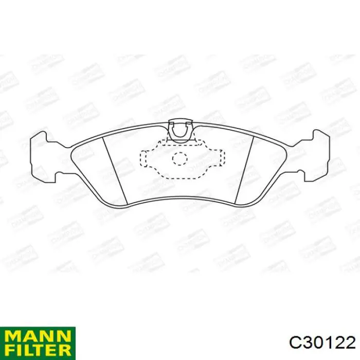 Купить C30122 Mann-Filter Автомобильный фильтр воздуха