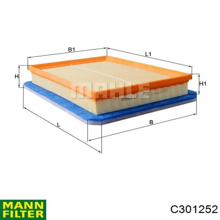 Фильтр воздушный Mann-Filter C301252