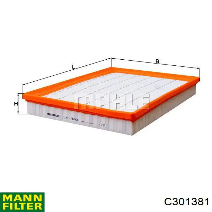 Воздушный фильтр C301381 Mann-Filter