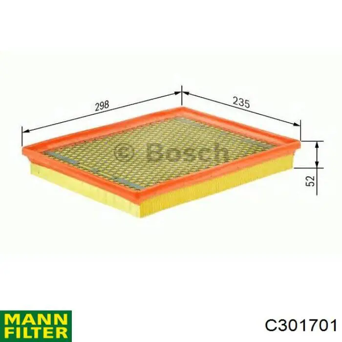 Воздушный фильтр C301701 Mann-Filter