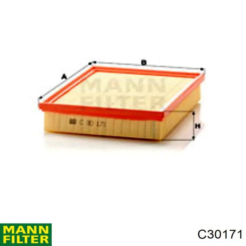 Filtro de aire C30171 Mann-Filter