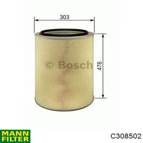 Filtro de aire C308502 Mann-Filter