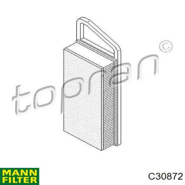 Фильтр воздушный Mann-Filter C30872
