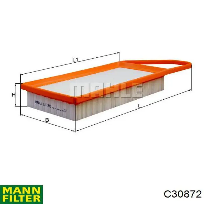C30872 Mann-Filter воздушный фильтр