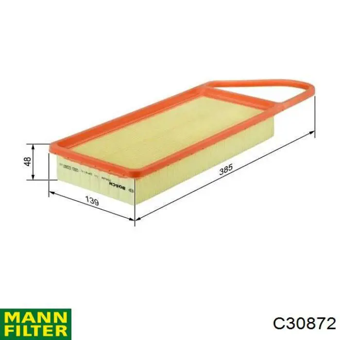 Воздушный фильтр C30872 Mann-Filter