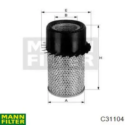 Фильтр воздушный Clean MA1157