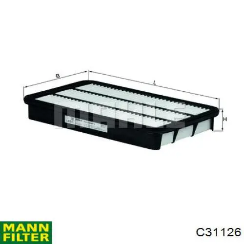 Элемент воздушного фильтра Mann-Filter C31126 цена, от 6.93 USD