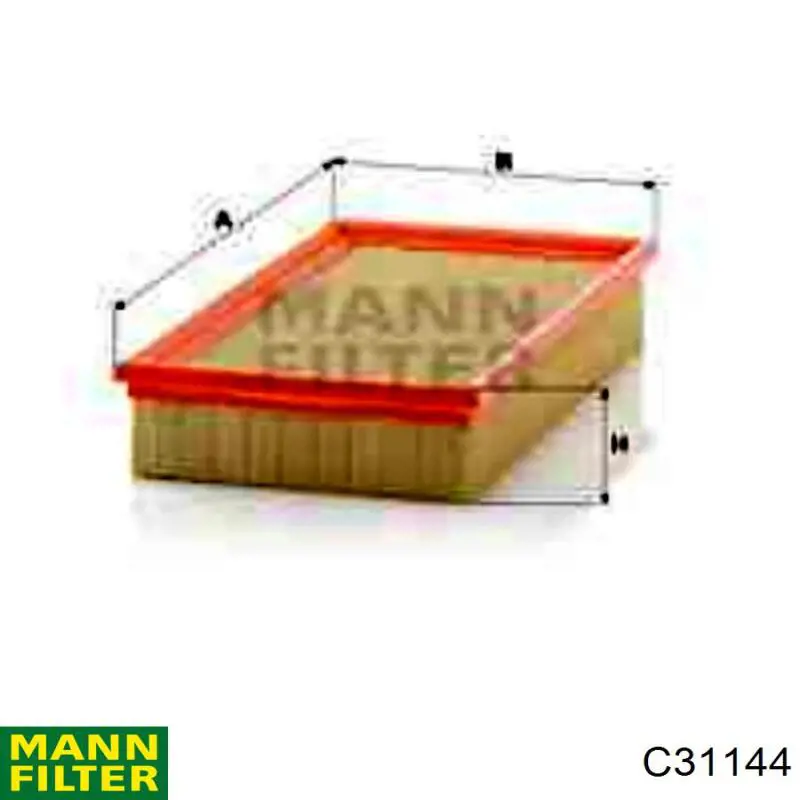 Filtro de aire C31144 Mann-Filter