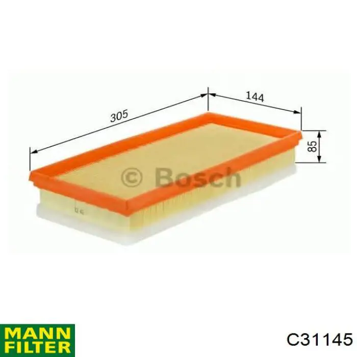 Элемент воздушного фильтра Mann-Filter C31145 цена, от 10.66 USD