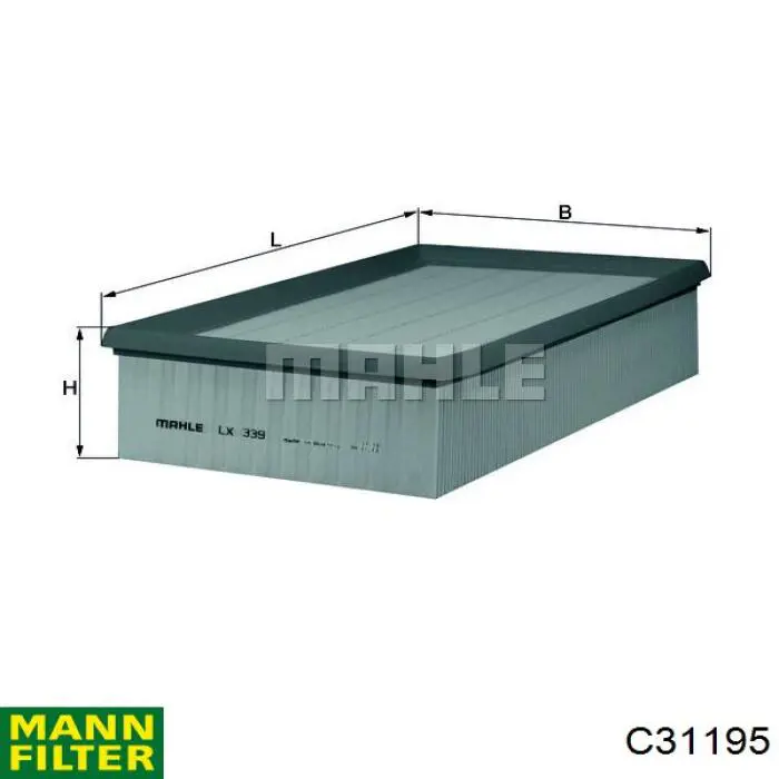Элемент воздушного фильтра Mann-Filter C31195 цена, от 7.21 USD