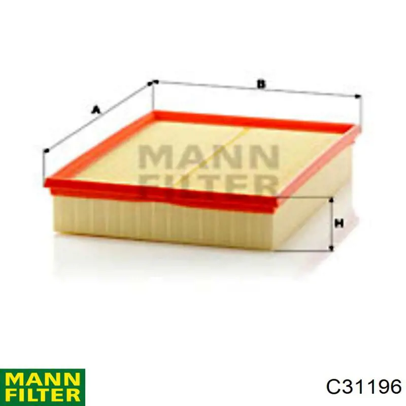 Filtro de aire C31196 Mann-Filter
