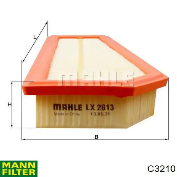 Купить C3210 Mann-Filter Автомобильный фильтр воздуха