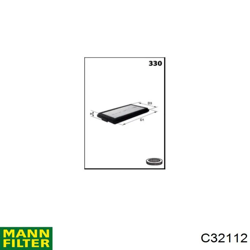 C32112 Mann-Filter воздушный фильтр