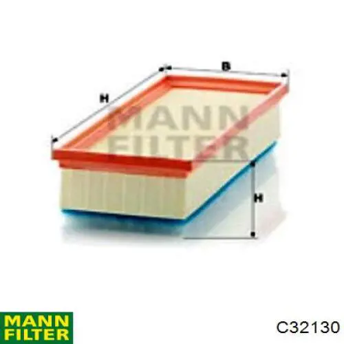 Фильтр воздушный Mann-Filter C32130