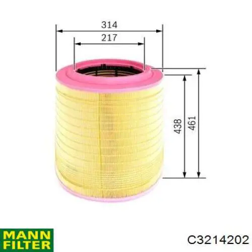 C3214202 Mann-Filter