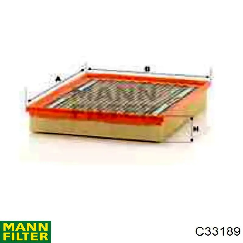 Filtro de aire C33189 Mann-Filter