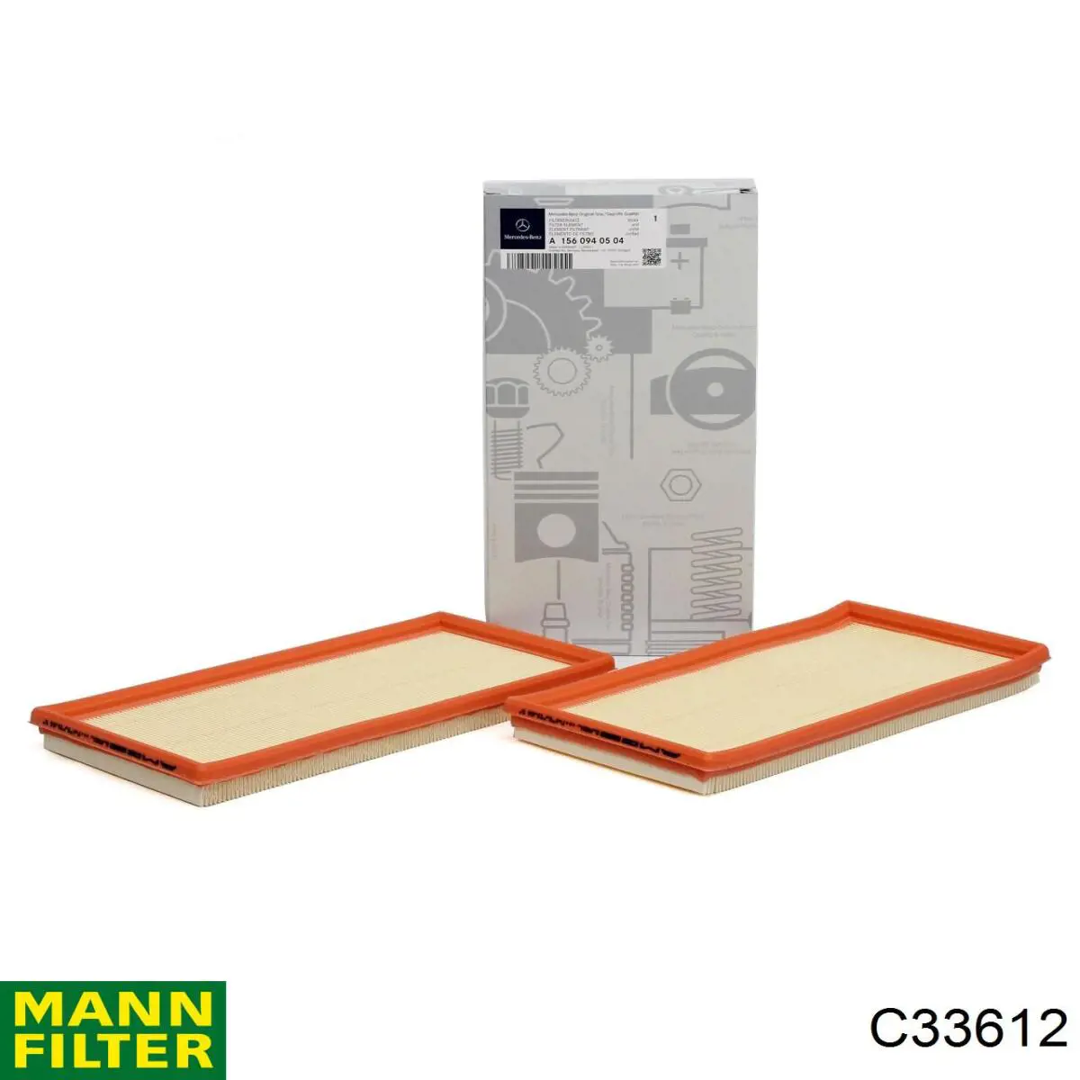 Элемент воздушного фильтра Mann-Filter C33612 цена, от 29.77 USD