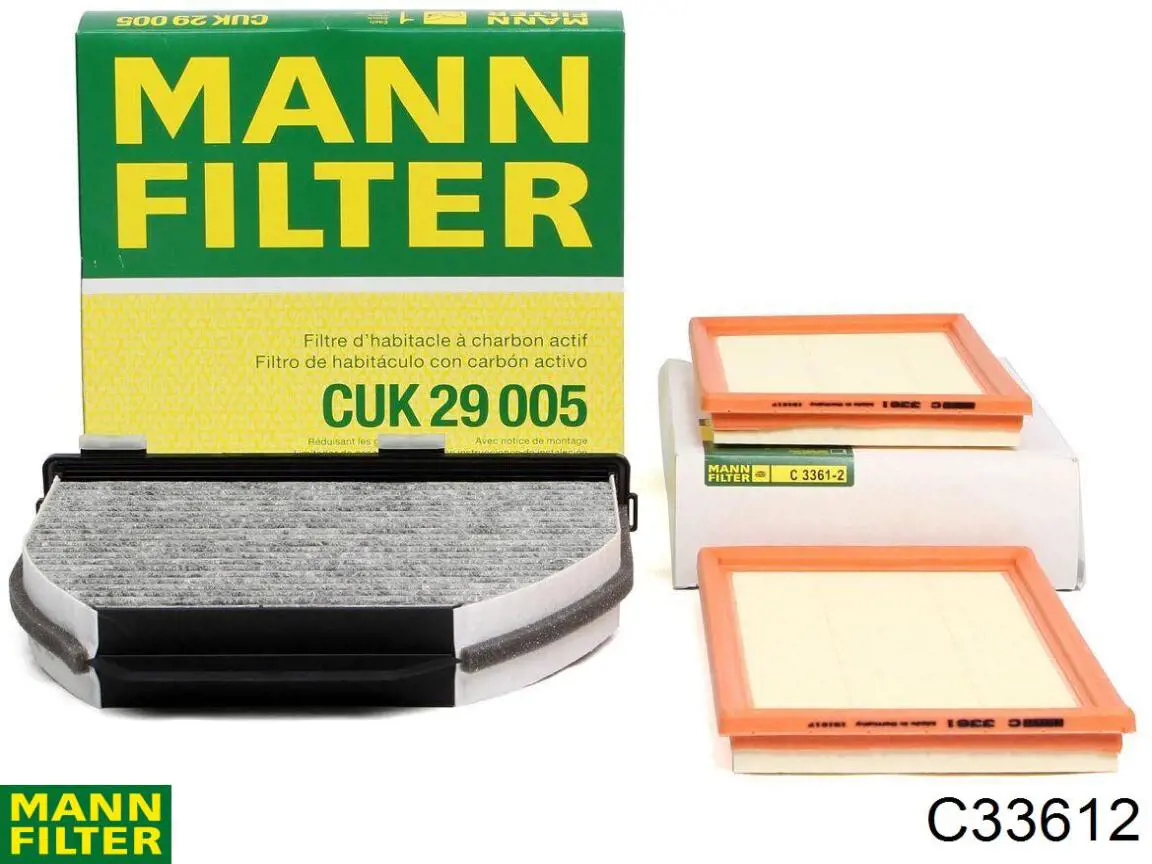 C33612 Mann-Filter Воздушный фильтр двигателя