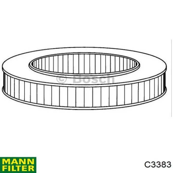 Купить C3383 Mann-Filter Автомобильный фильтр воздуха