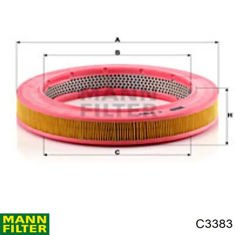 C3383 Mann-Filter воздушный фильтр