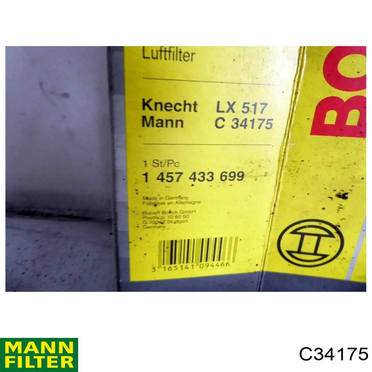 Воздушный фильтр C34175 Mann-Filter