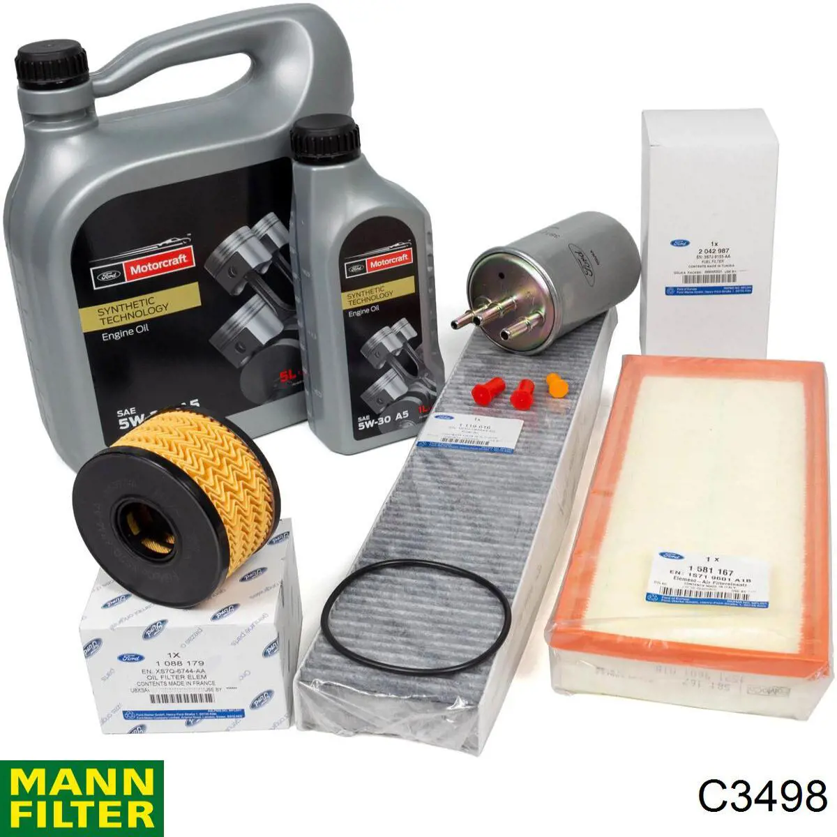 Купить C3498 Mann-Filter Автомобильный фильтр воздуха