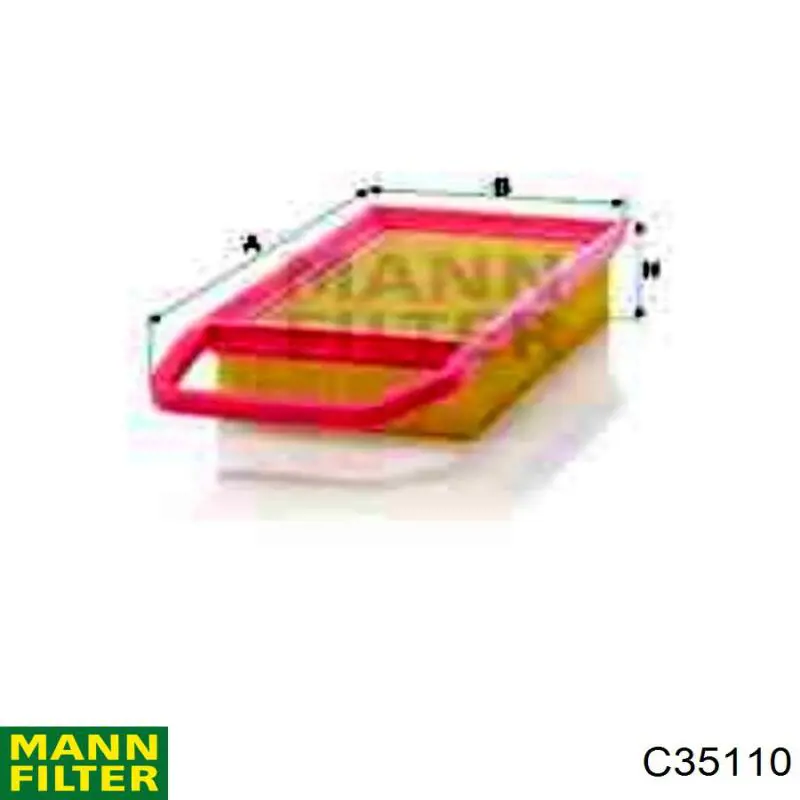 C35110 Mann-Filter воздушный фильтр