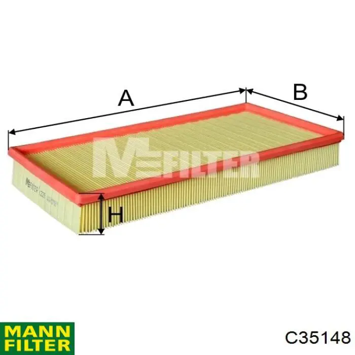 Купить C35148 Mann-Filter Автомобильный фильтр воздуха