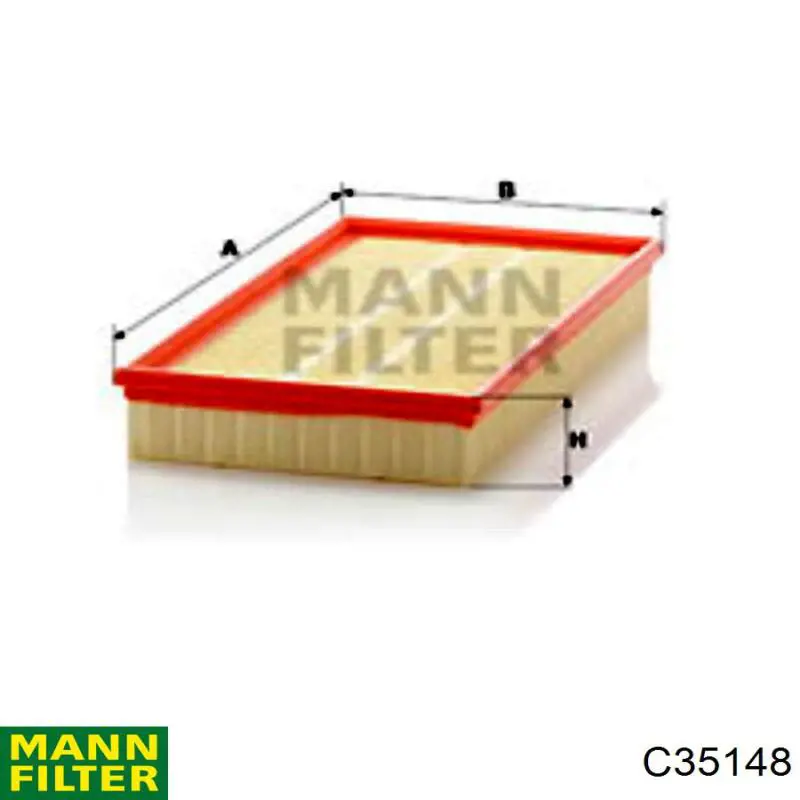 C35148 Mann-Filter воздушный фильтр