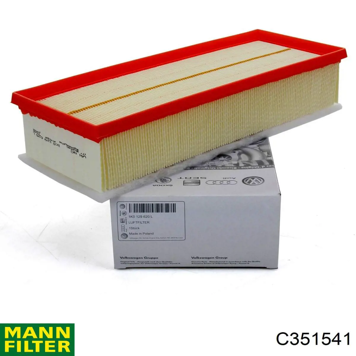 Купить C351541 Mann-Filter Автомобильный фильтр воздуха