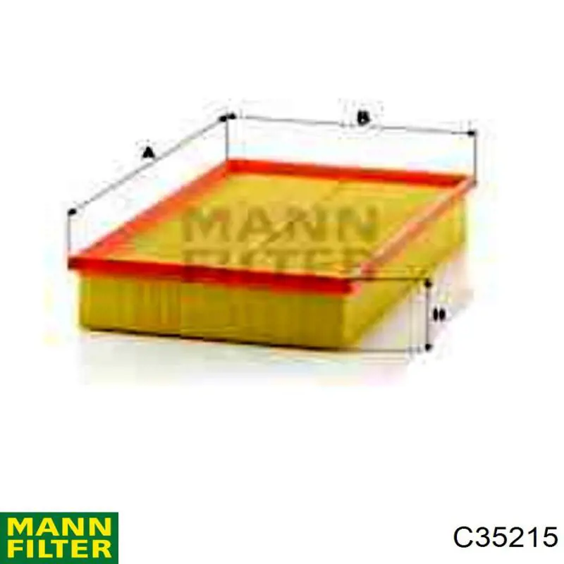 C 35 215 Mann-Filter воздушный фильтр