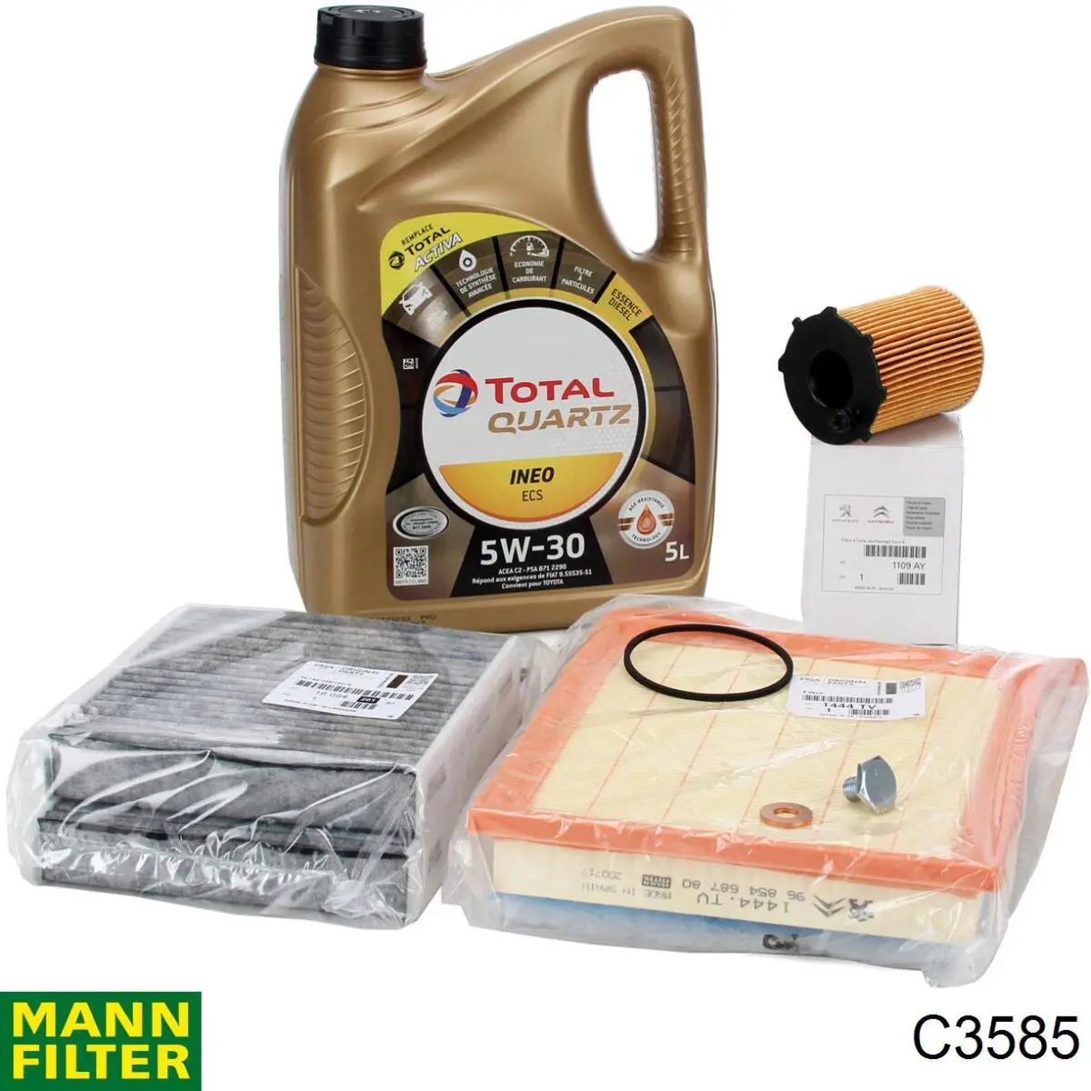 Купить C3585 Mann-Filter Автомобильный фильтр воздуха
